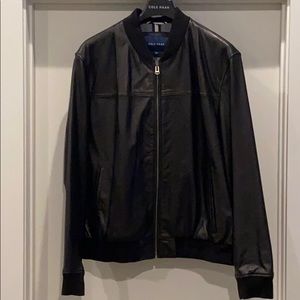 Leather Cole Haan Bomber Jacket
